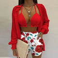 Conjunto Tropical de Moda Praia e Casual