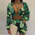 Conjunto Tropical de Moda Praia e Casual